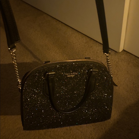 Kate Spade Sparkling Black Satchel